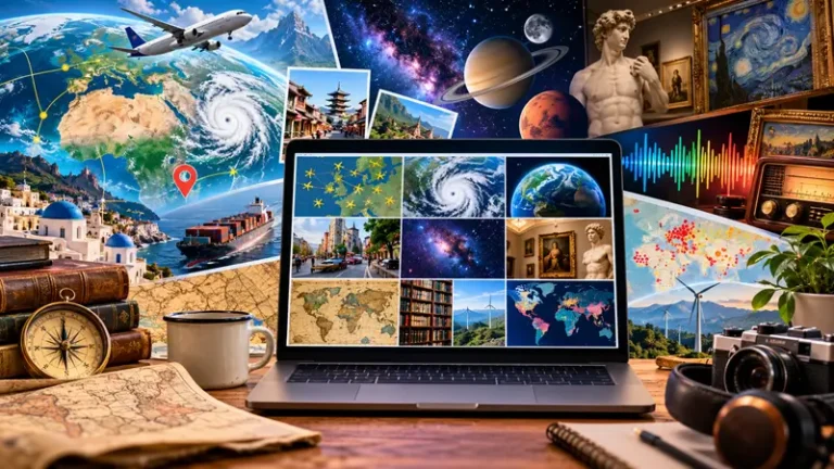Explora el mundo desde tu portátil